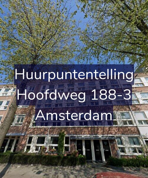 Foto gevel Huurpuntentelling voor Hoofdweg 188-3, Amsterdam