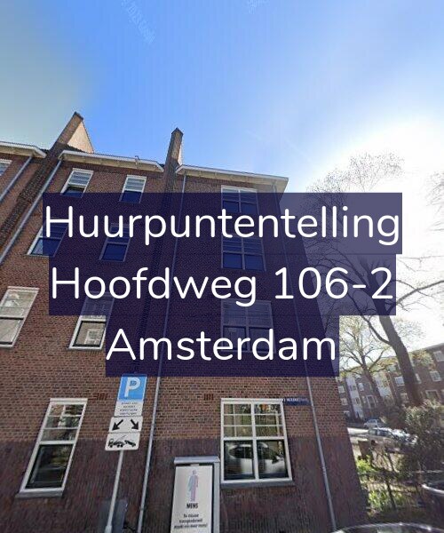 Foto gevel Huurpuntentelling voor Hoofdweg 106-2, Amsterdam