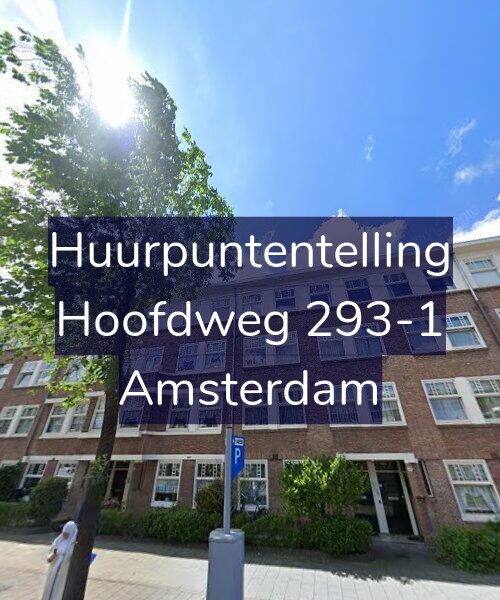 Foto gevel Huurpuntentelling voor Hoofdweg 293-1, Amsterdam