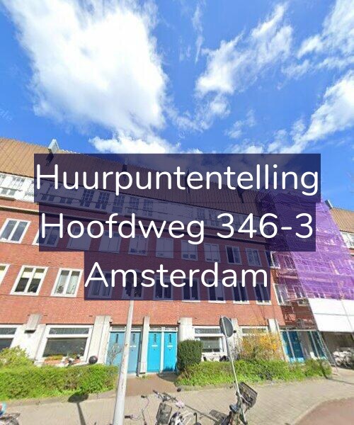 Foto gevel Huurpuntentelling voor Hoofdweg 346-3, Amsterdam