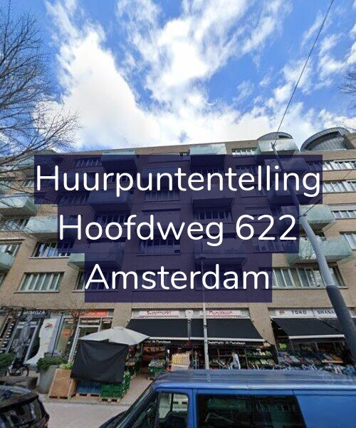 Foto gevel Huurpuntentelling voor Hoofdweg 622, Amsterdam