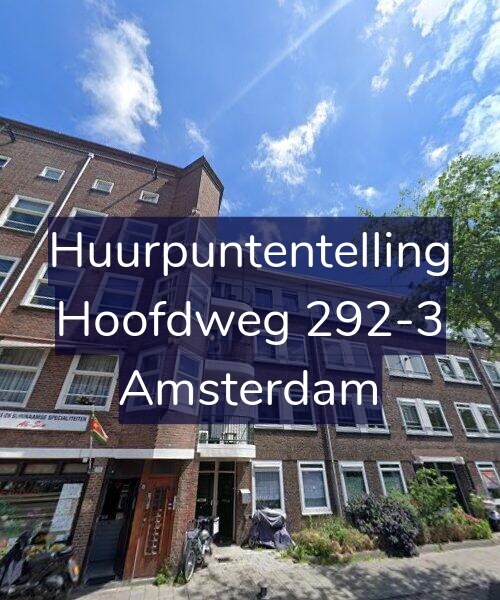 Foto gevel Huurpuntentelling voor Hoofdweg 292-3, Amsterdam