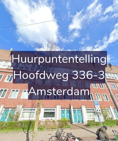Foto gevel Huurpuntentelling voor Hoofdweg 336-3, Amsterdam