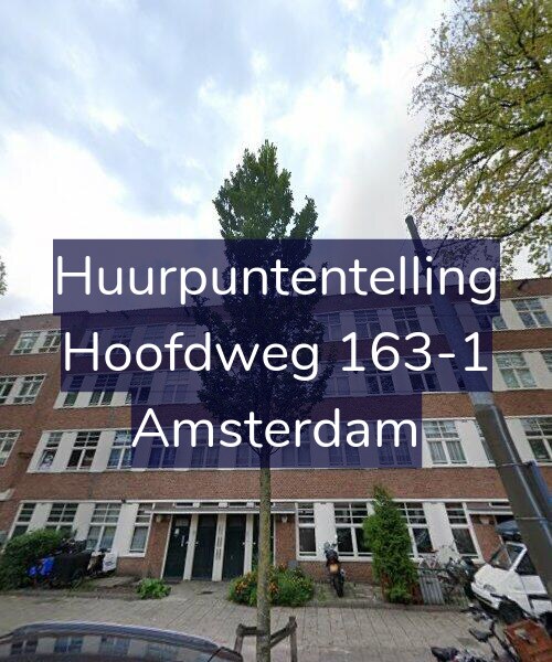 Foto gevel Huurpuntentelling voor Hoofdweg 163-1, Amsterdam