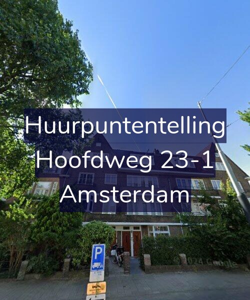 Foto gevel Huurpuntentelling voor Hoofdweg 23-1, Amsterdam