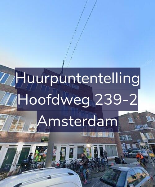 Foto gevel Huurpuntentelling voor Hoofdweg 239-2, Amsterdam