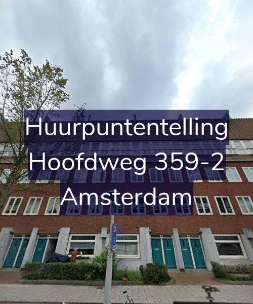 Foto gevel Huurpuntentelling voor Hoofdweg 359-2, Amsterdam