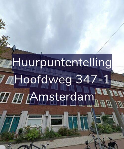 Foto gevel Huurpuntentelling voor Hoofdweg 347-1, Amsterdam