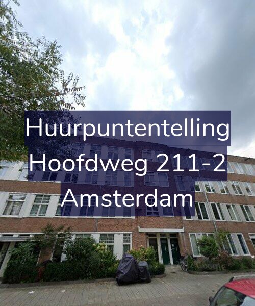 Foto gevel Huurpuntentelling voor Hoofdweg 211-2, Amsterdam