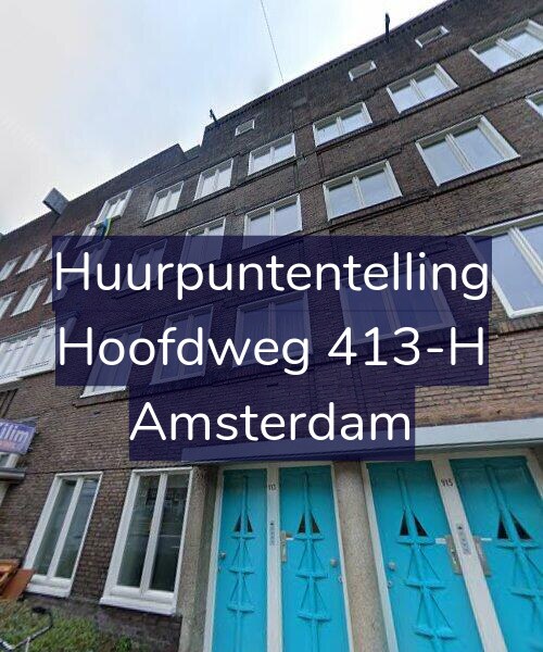 Foto gevel Huurpuntentelling voor Hoofdweg 413-H, Amsterdam