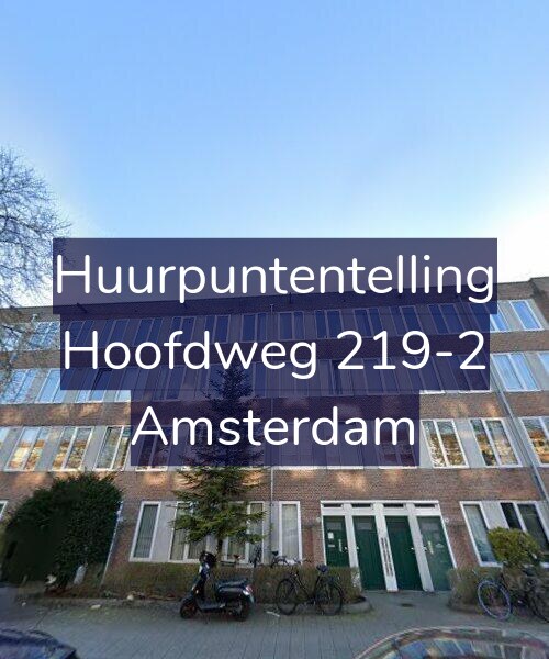 Foto gevel Huurpuntentelling voor Hoofdweg 219-2, Amsterdam