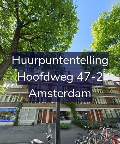 Foto gevel Huurpuntentelling voor Hoofdweg 47-2, Amsterdam