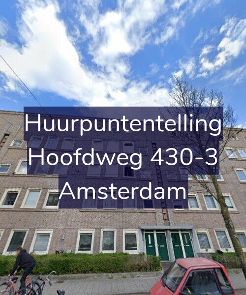 Foto gevel Huurpuntentelling voor Hoofdweg 430-3, Amsterdam