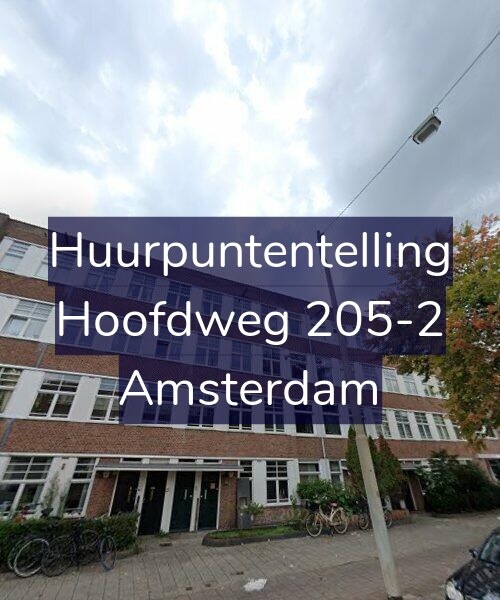 Foto gevel Huurpuntentelling voor Hoofdweg 205-2, Amsterdam