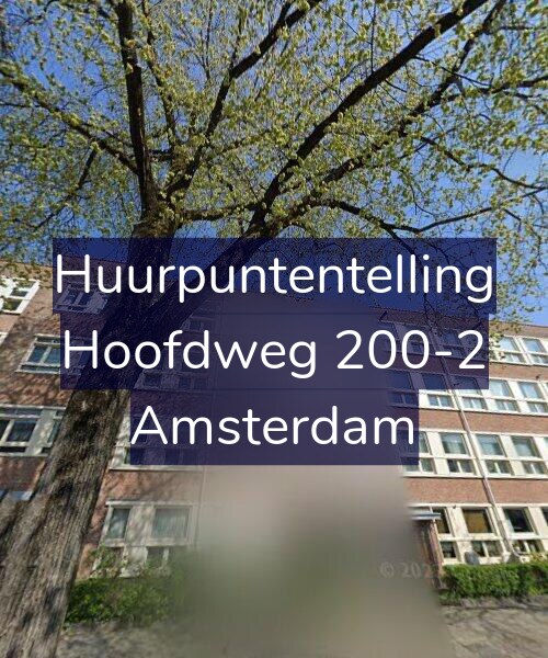 Foto gevel Huurpuntentelling voor Hoofdweg 200-2, Amsterdam