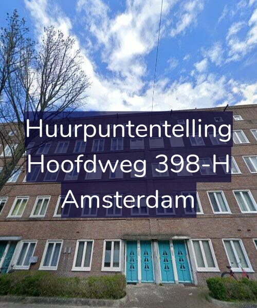 Foto gevel Huurpuntentelling voor Hoofdweg 398-H, Amsterdam