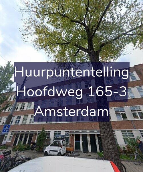 Foto gevel Huurpuntentelling voor Hoofdweg 165-3, Amsterdam