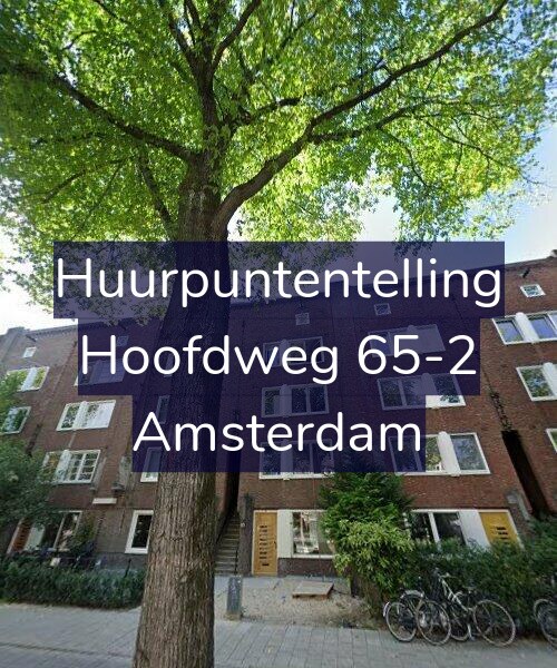 Foto gevel Huurpuntentelling voor Hoofdweg 65-2, Amsterdam