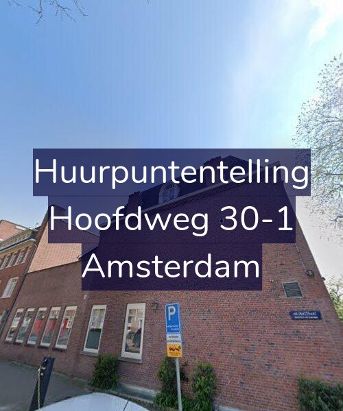 Foto gevel Huurpuntentelling voor Hoofdweg 30-1, Amsterdam