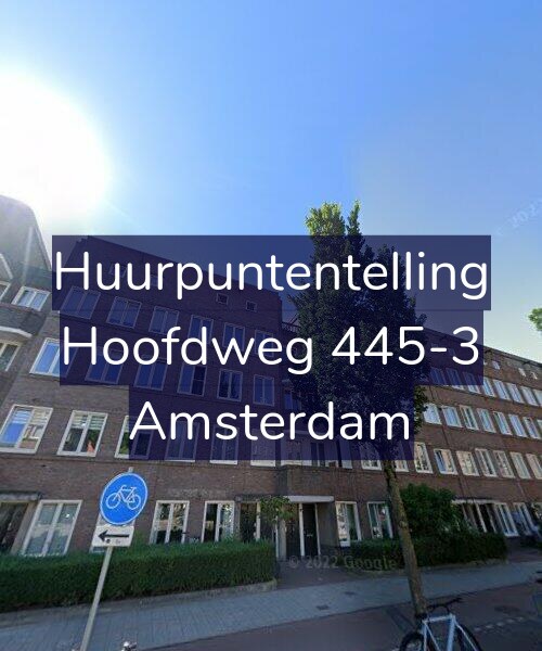 Foto gevel Huurpuntentelling voor Hoofdweg 445-3, Amsterdam