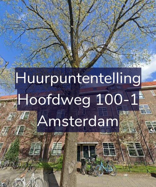 Foto gevel Huurpuntentelling voor Hoofdweg 100-1, Amsterdam