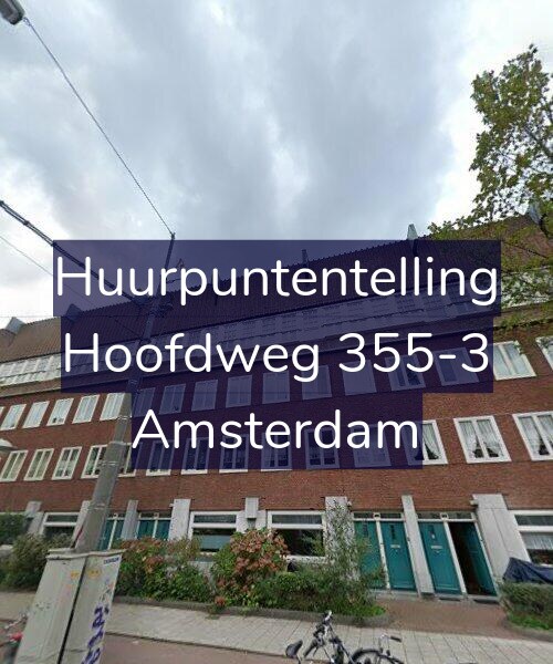 Foto gevel Huurpuntentelling voor Hoofdweg 355-3, Amsterdam