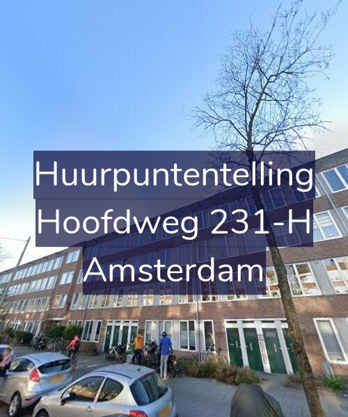 Foto gevel Huurpuntentelling voor Hoofdweg 231-H, Amsterdam