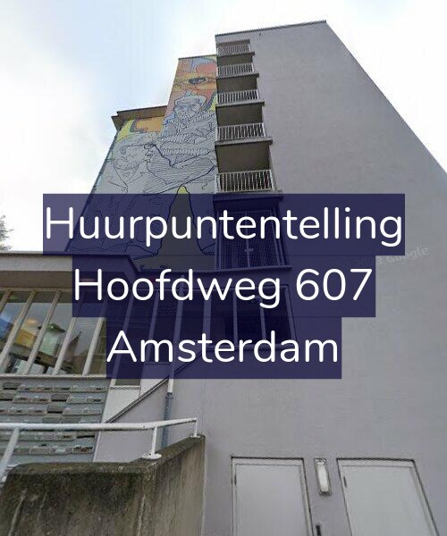 Foto gevel Huurpuntentelling voor Hoofdweg 607, Amsterdam