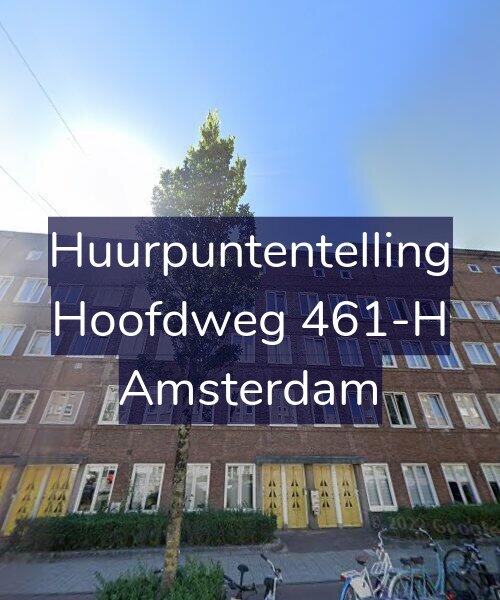 Foto gevel Huurpuntentelling voor Hoofdweg 461-H, Amsterdam
