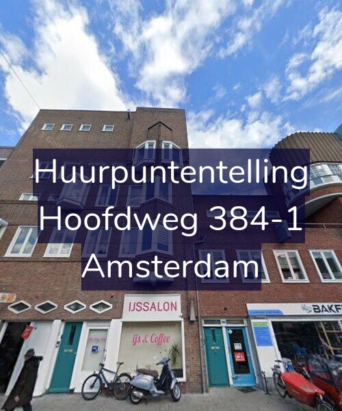 Foto gevel Huurpuntentelling voor Hoofdweg 384-1, Amsterdam