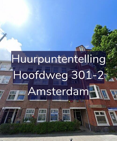 Foto gevel Huurpuntentelling voor Hoofdweg 301-2, Amsterdam