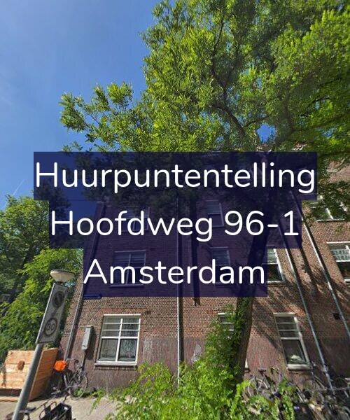 Foto gevel Huurpuntentelling voor Hoofdweg 96-1, Amsterdam