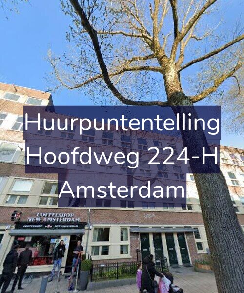 Foto gevel Huurpuntentelling voor Hoofdweg 224-H, Amsterdam