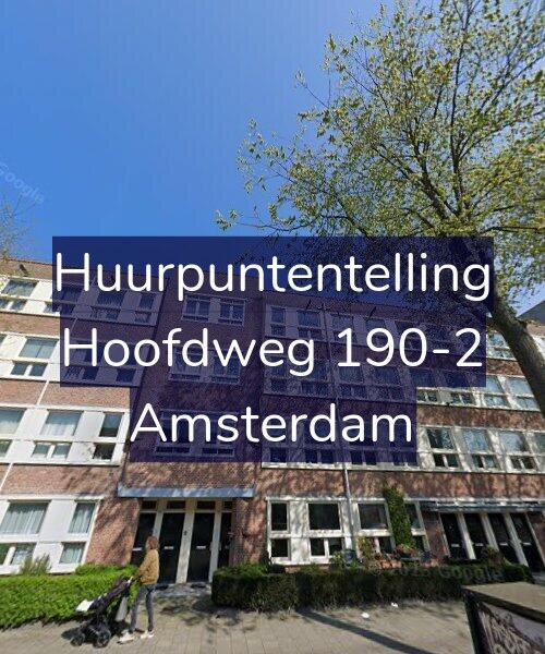 Foto gevel Huurpuntentelling voor Hoofdweg 190-2, Amsterdam