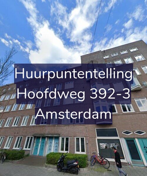 Foto gevel Huurpuntentelling voor Hoofdweg 392-3, Amsterdam