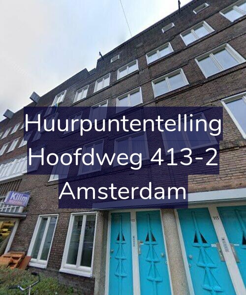 Foto gevel Huurpuntentelling voor Hoofdweg 413-2, Amsterdam
