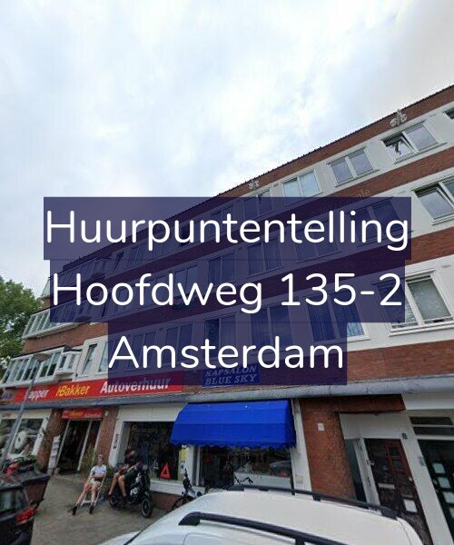 Foto gevel Huurpuntentelling voor Hoofdweg 135-2, Amsterdam