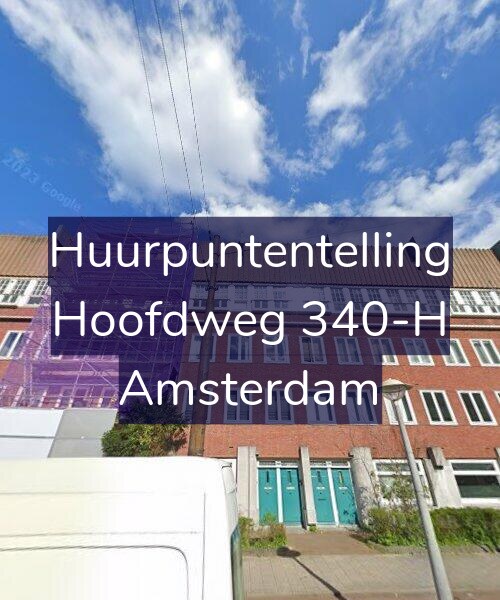 Foto gevel Huurpuntentelling voor Hoofdweg 340-H, Amsterdam