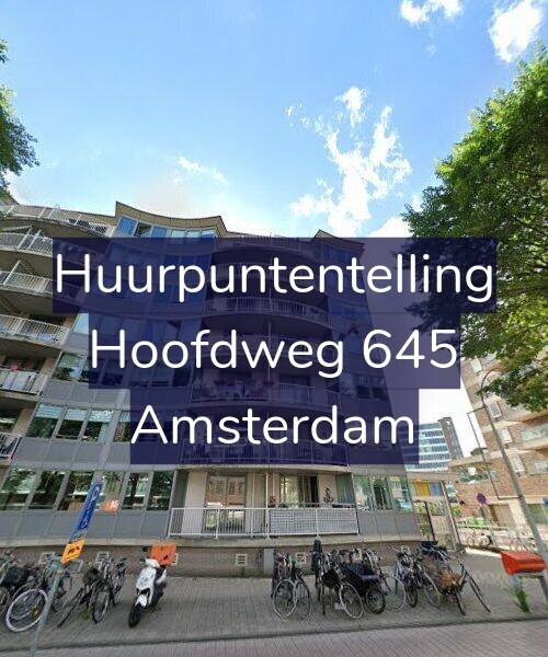Foto gevel Huurpuntentelling voor Hoofdweg 645, Amsterdam