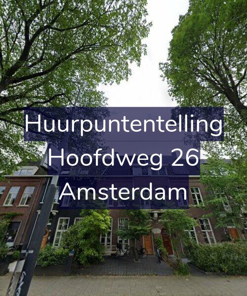 Foto gevel Huurpuntentelling voor Hoofdweg 26, Amsterdam