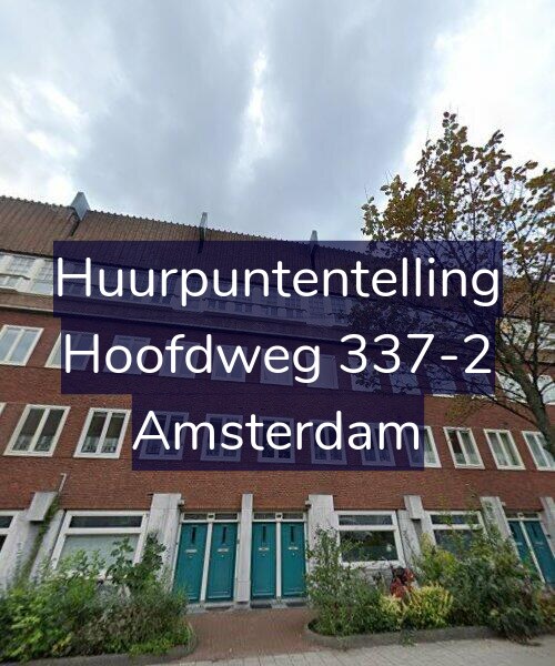 Foto gevel Huurpuntentelling voor Hoofdweg 337-2, Amsterdam