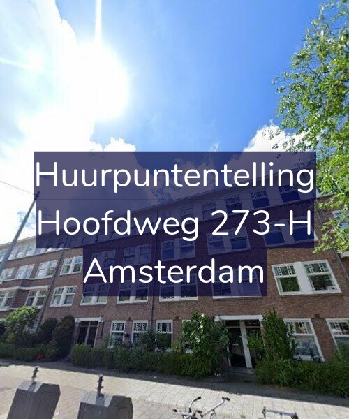 Foto gevel Huurpuntentelling voor Hoofdweg 273-H, Amsterdam