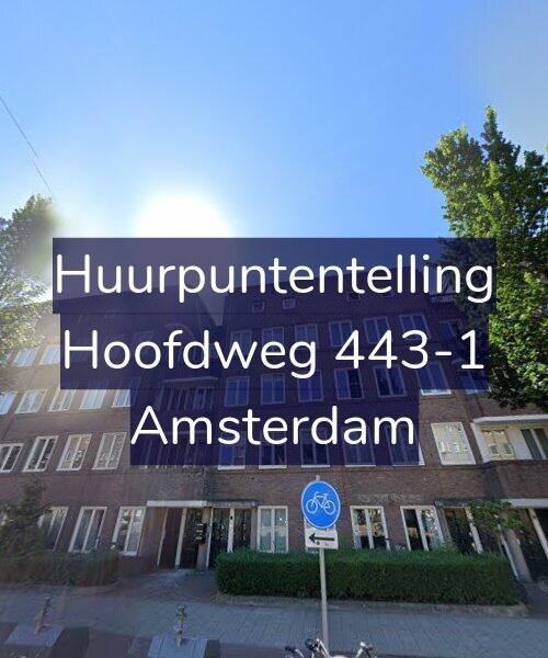 Foto gevel Huurpuntentelling voor Hoofdweg 443-1, Amsterdam