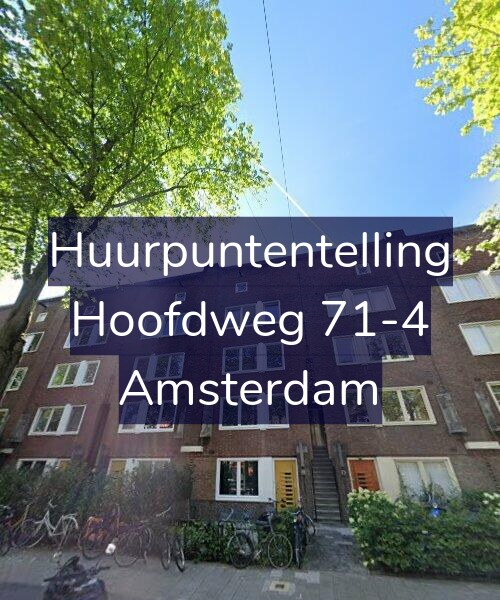 Foto gevel Huurpuntentelling voor Hoofdweg 71-4, Amsterdam
