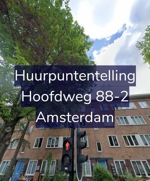Foto gevel Huurpuntentelling voor Hoofdweg 88-2, Amsterdam