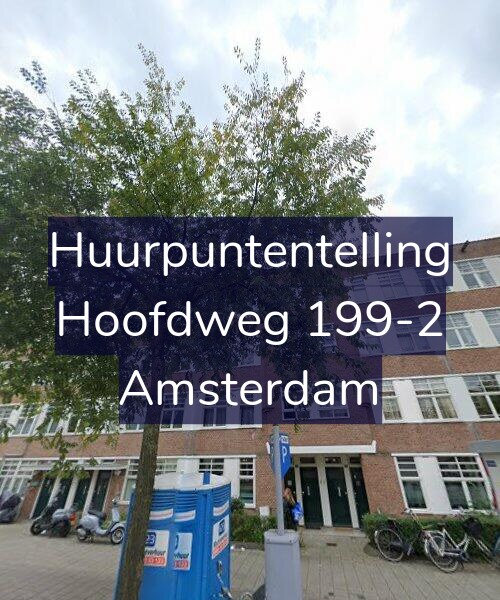 Foto gevel Huurpuntentelling voor Hoofdweg 199-2, Amsterdam