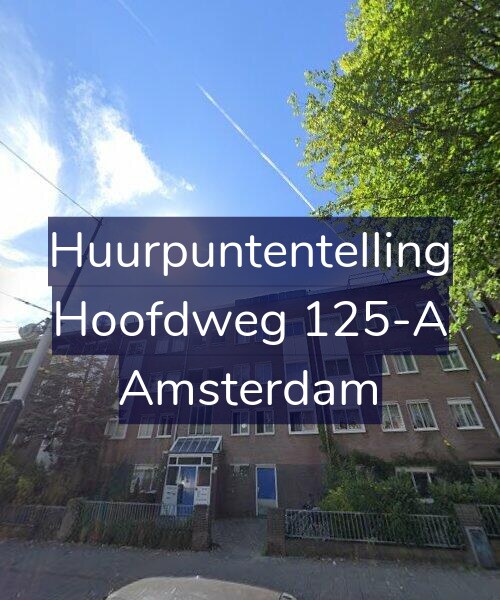 Foto gevel Huurpuntentelling voor Hoofdweg 125-A, Amsterdam