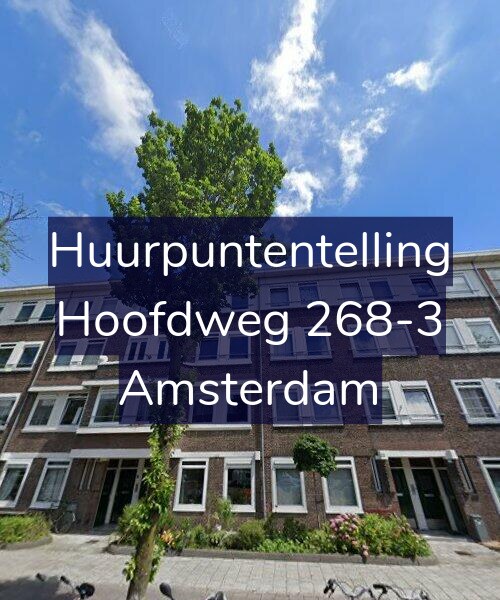 Foto gevel Huurpuntentelling voor Hoofdweg 268-3, Amsterdam