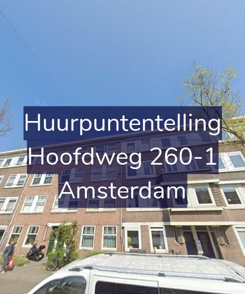 Foto gevel Huurpuntentelling voor Hoofdweg 260-1, Amsterdam