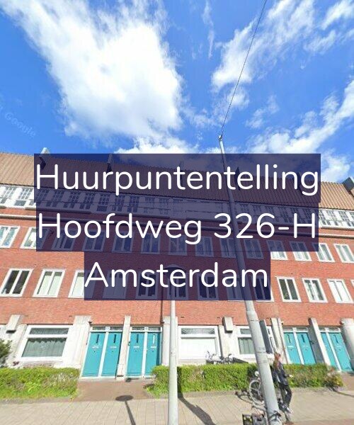 Foto gevel Huurpuntentelling voor Hoofdweg 326-H, Amsterdam